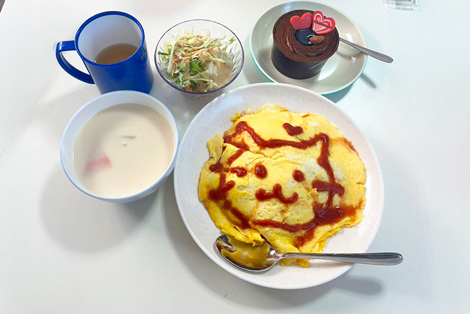 きらりはーとでの手作りランチ